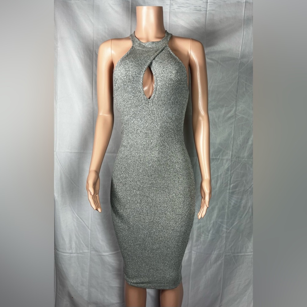 UK2LA midi dress in grey